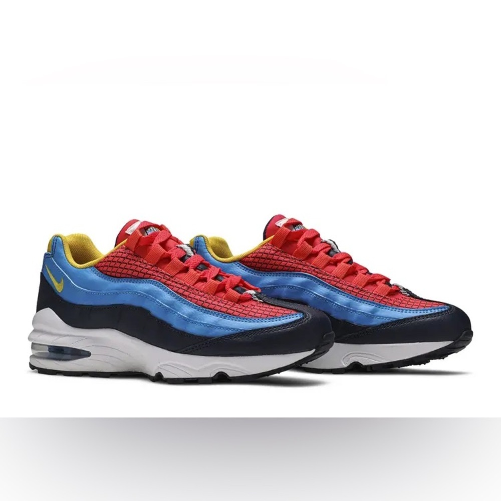 Sz 6y Spider-Man Kids Red Blue Athletic Sneakers - Spider-Man